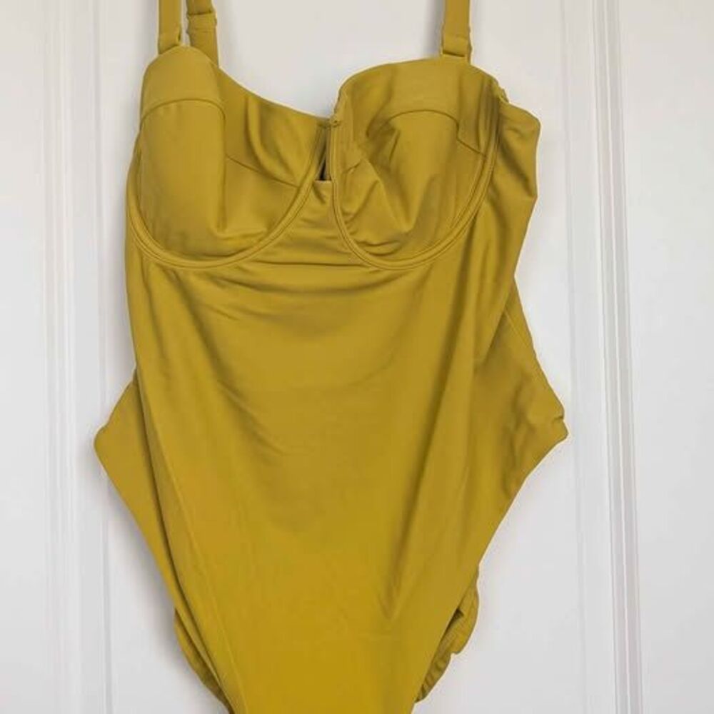 Express Body Contour Swim One-Piece Swimsuit